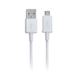 Cable Data Micro Usb Blanc 1m