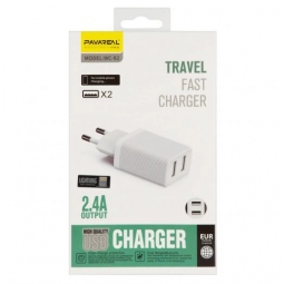 Chargeur Secteur USB Double...