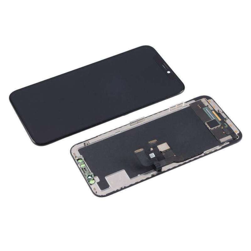 Ecran Complet Iphone X Noir COF Tech Tactile Origine Avec Vitre de  Protection 5D