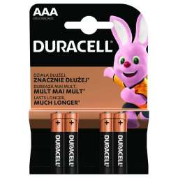 Pack de 4 Piles Duracell...