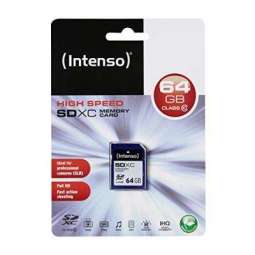 Carte SDXC 64GB Intenso CL10